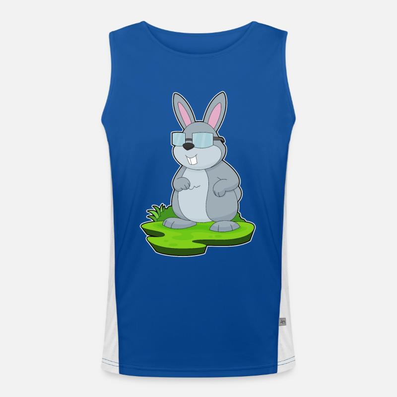 Lunettes de lapin Débardeur respirant contrasté Homme 