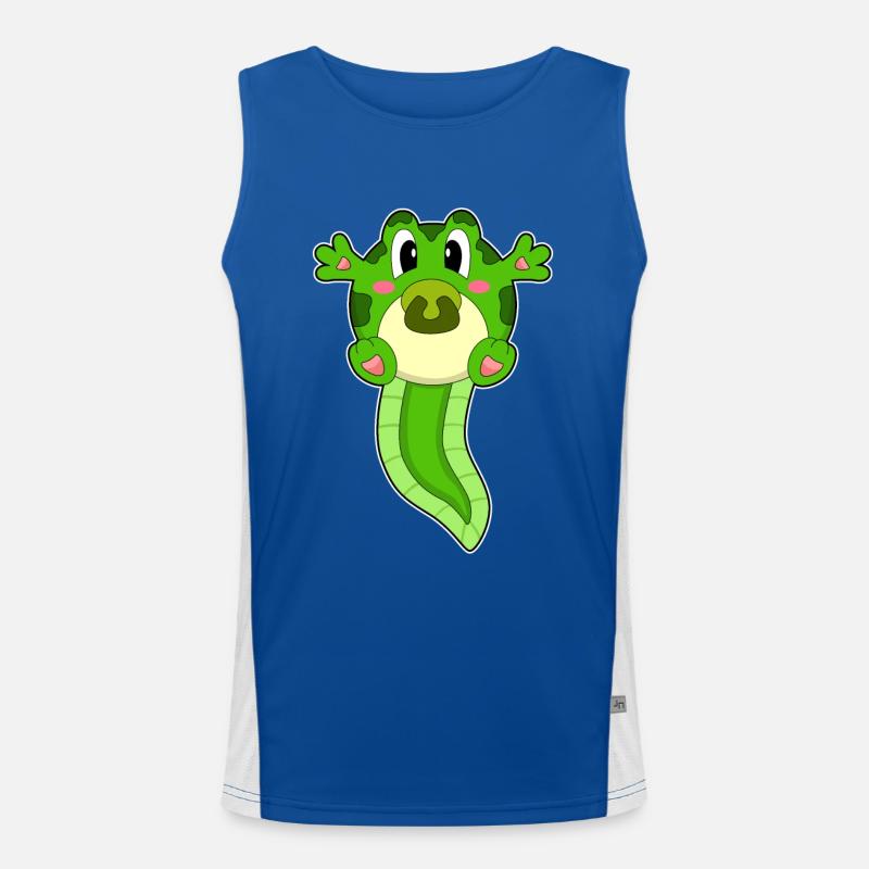 Frog Baby Pacifier Men's Functional Contrast Tank Top 