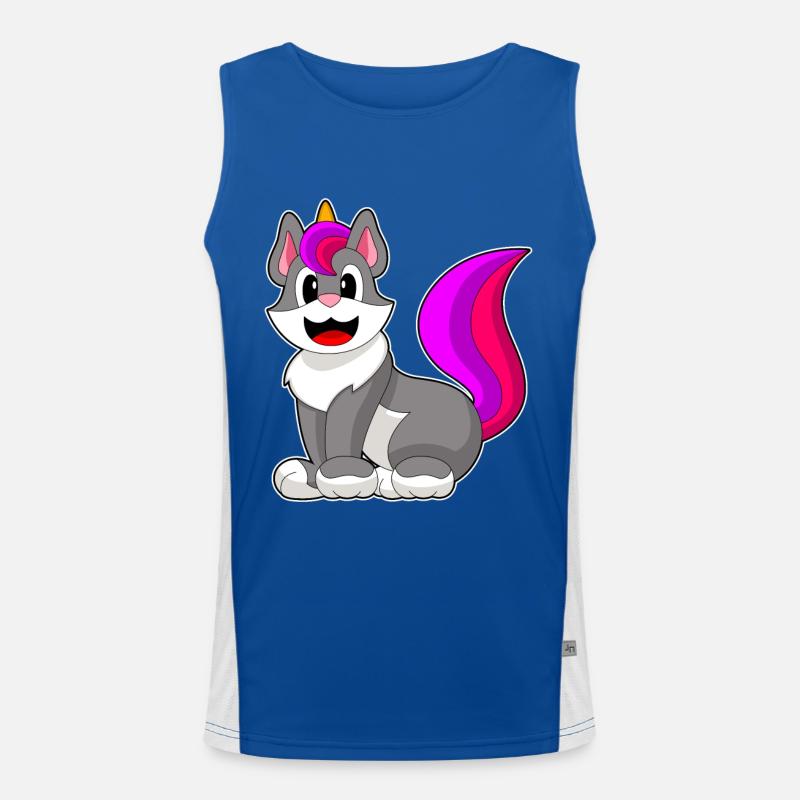 Licorne de chat Débardeur respirant contrasté Homme 