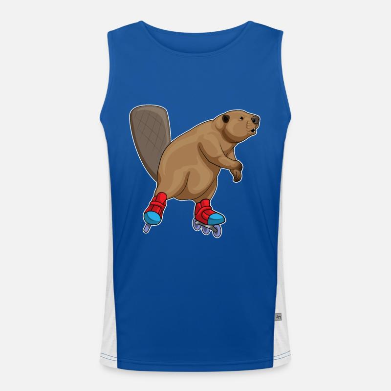 Patins à roues alignées Beaver Débardeur respirant contrasté Homme 