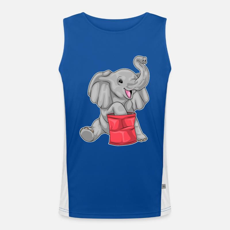 Chips d’éléphant Débardeur respirant contrasté Homme 