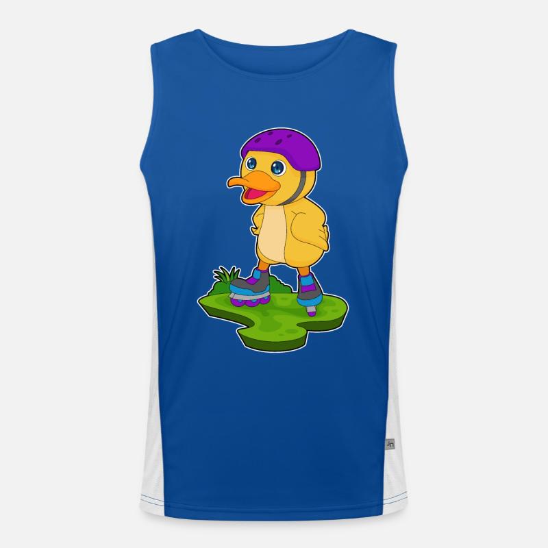 Duck Inline Skating Patins à roulettes Débardeur respirant contrasté Homme 