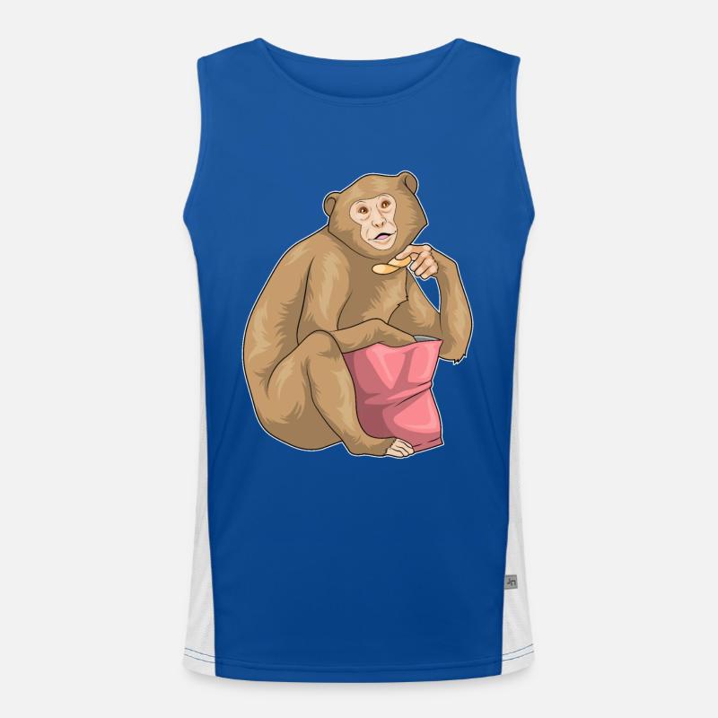 Sac à puces Monkey Chips Débardeur respirant contrasté Homme 