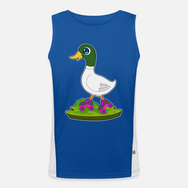 Duck Inline Skating Patins à roulettes Débardeur respirant contrasté Homme 