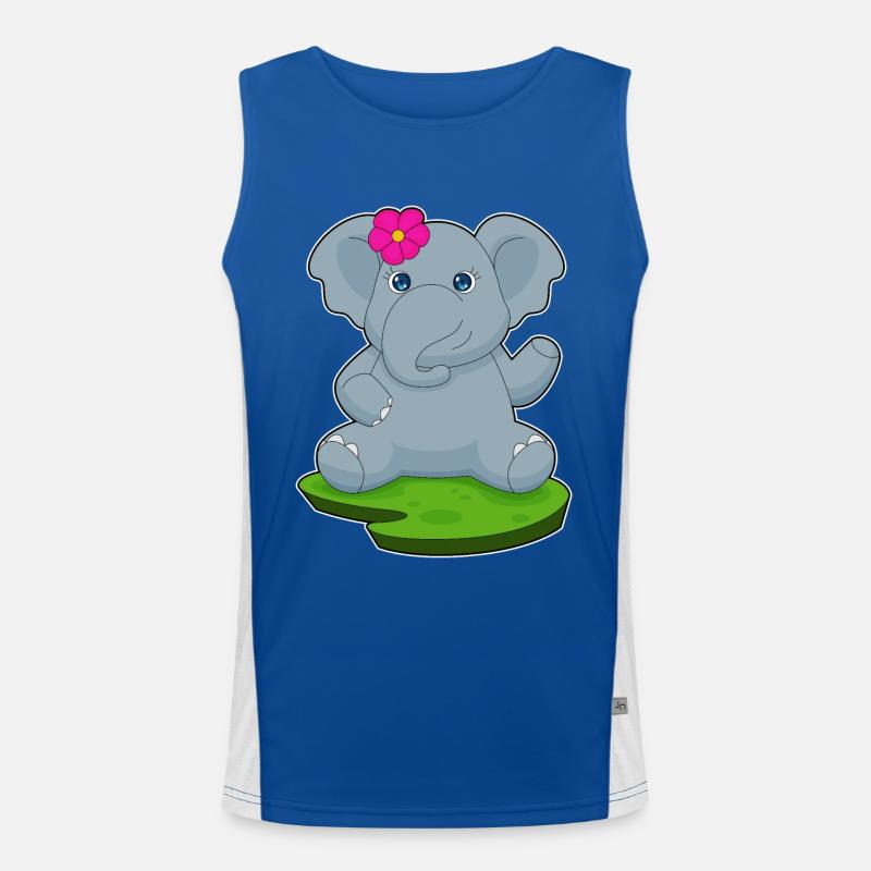 Fleur d’éléphant Débardeur respirant contrasté Homme 