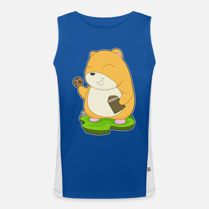 Biscuits pour hamsters Débardeur respirant contrasté Homme 