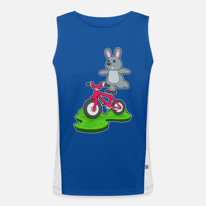 Vélo de lapin Débardeur respirant contrasté Homme 