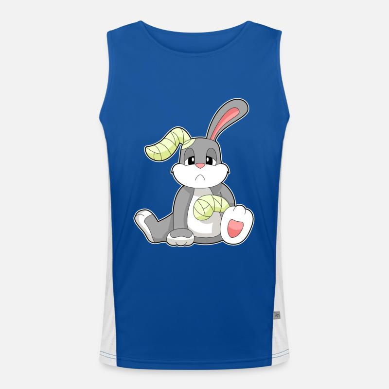 Bandage de lapin Débardeur respirant contrasté Homme 