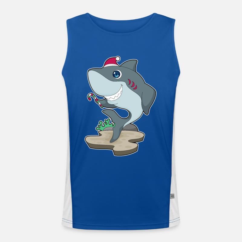 Requin Canne de Noël Débardeur respirant contrasté Homme 