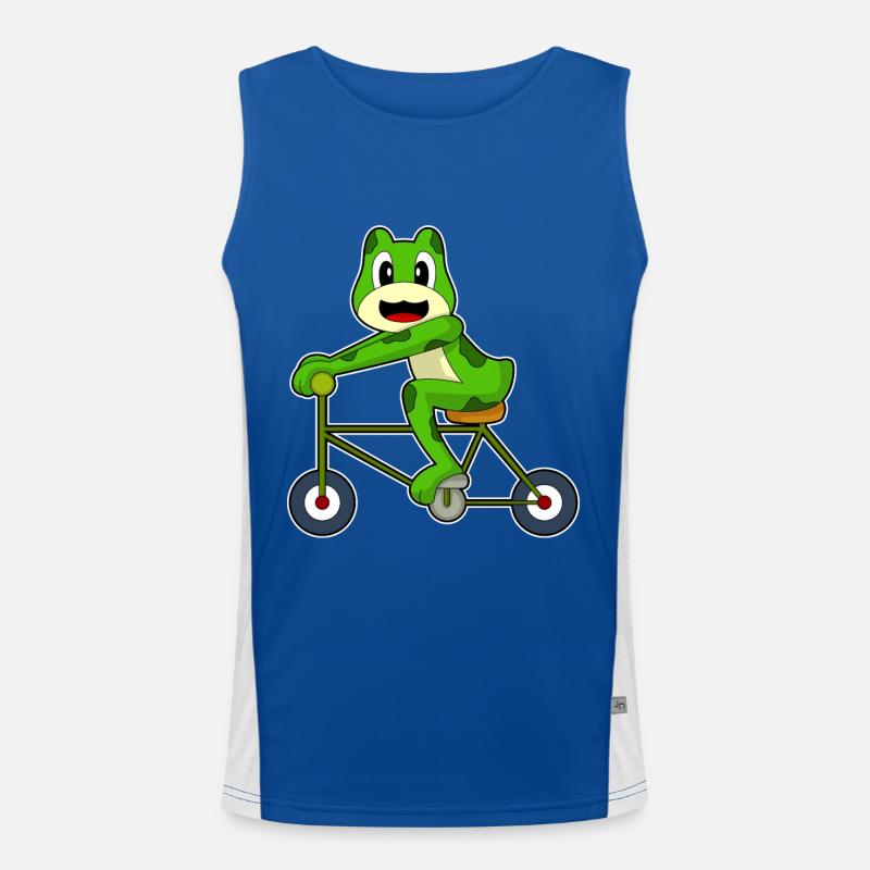 Vélo grenouille Débardeur respirant contrasté Homme 