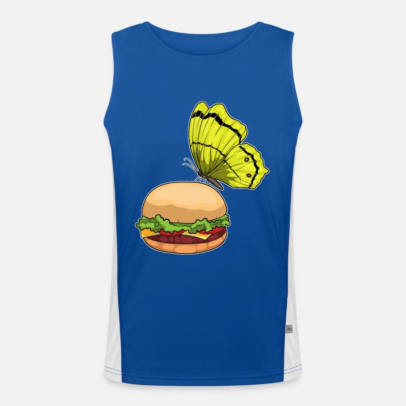 Burger papillon Débardeur respirant contrasté Homme 