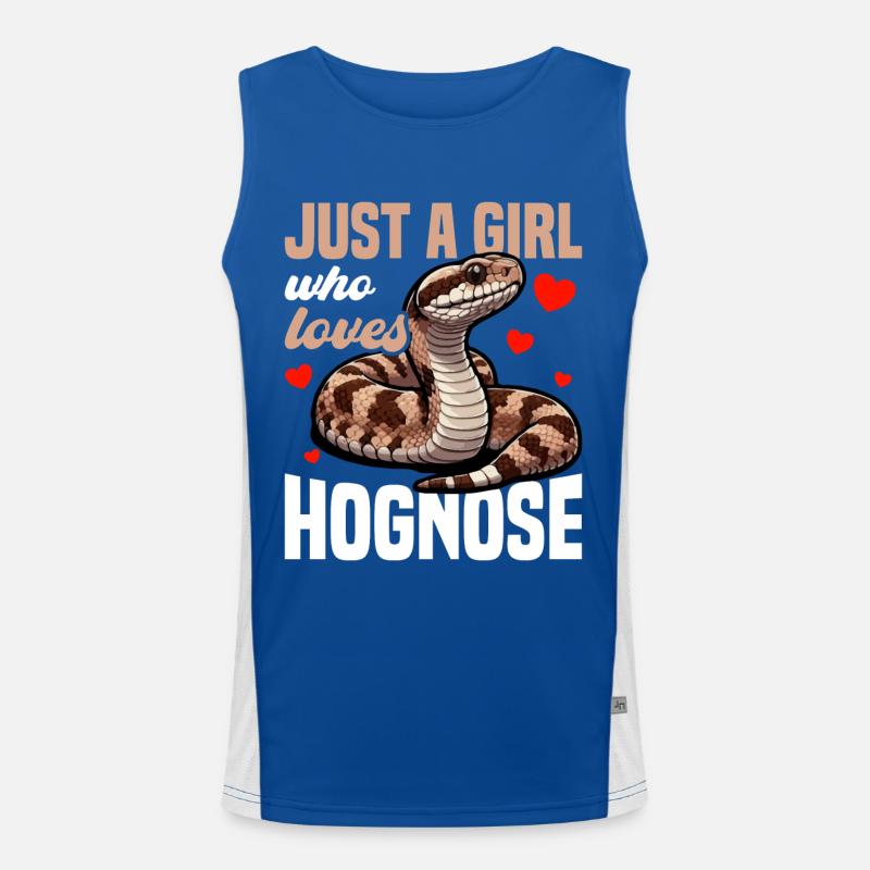 Hognose Snake Hognose Snakes Men's Functional Contrast Tank Top 