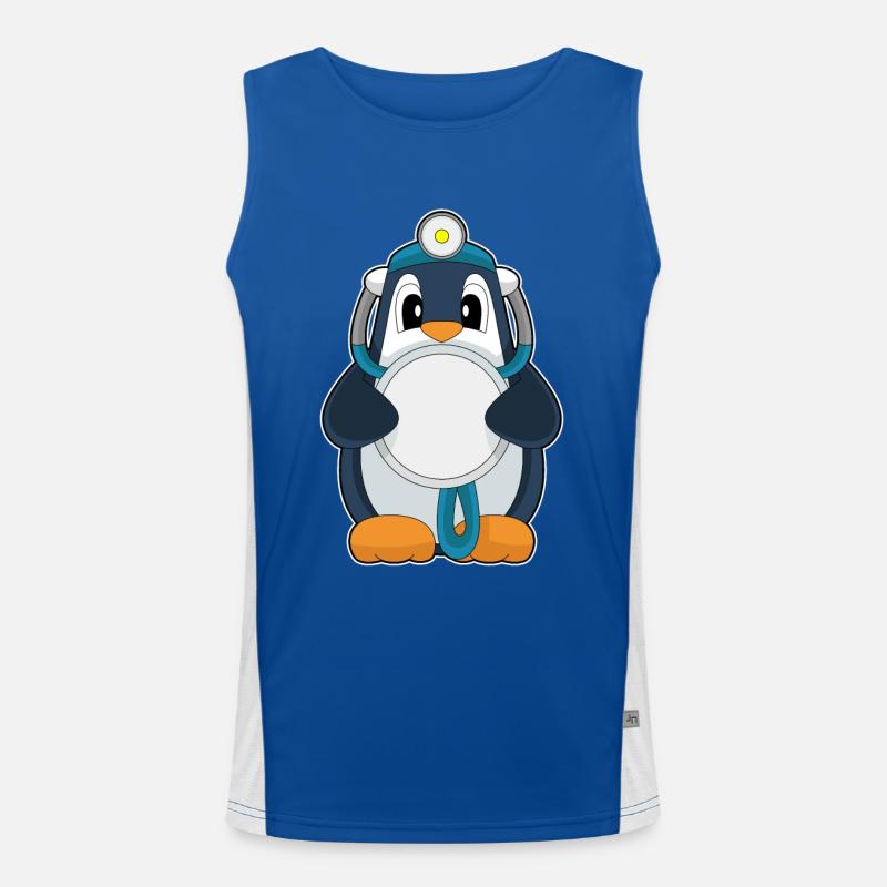Stéthoscope Penguin Doctor Débardeur respirant contrasté Homme 