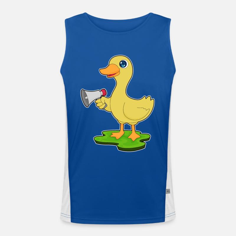 Duck Megaphone Men's Functional Contrast Tank Top 