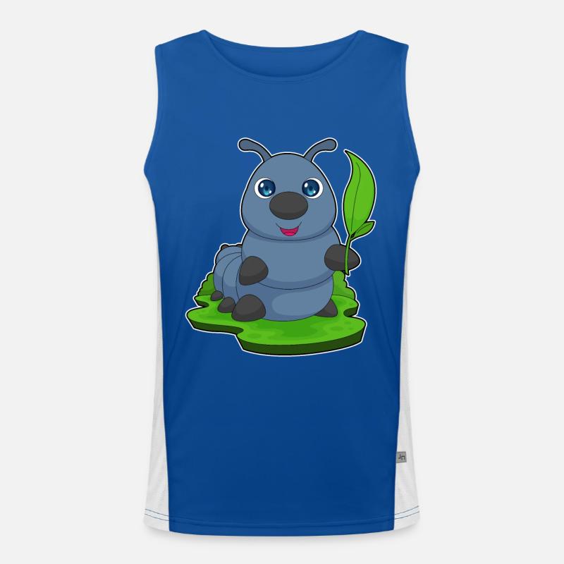 Caterpillar Leaf Men's Functional Contrast Tank Top 