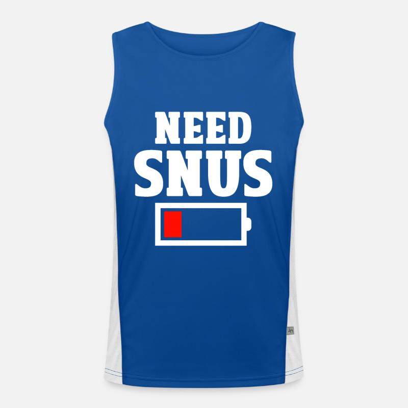 Snus Funktionelles Kontrast-Tank Top für Männer 