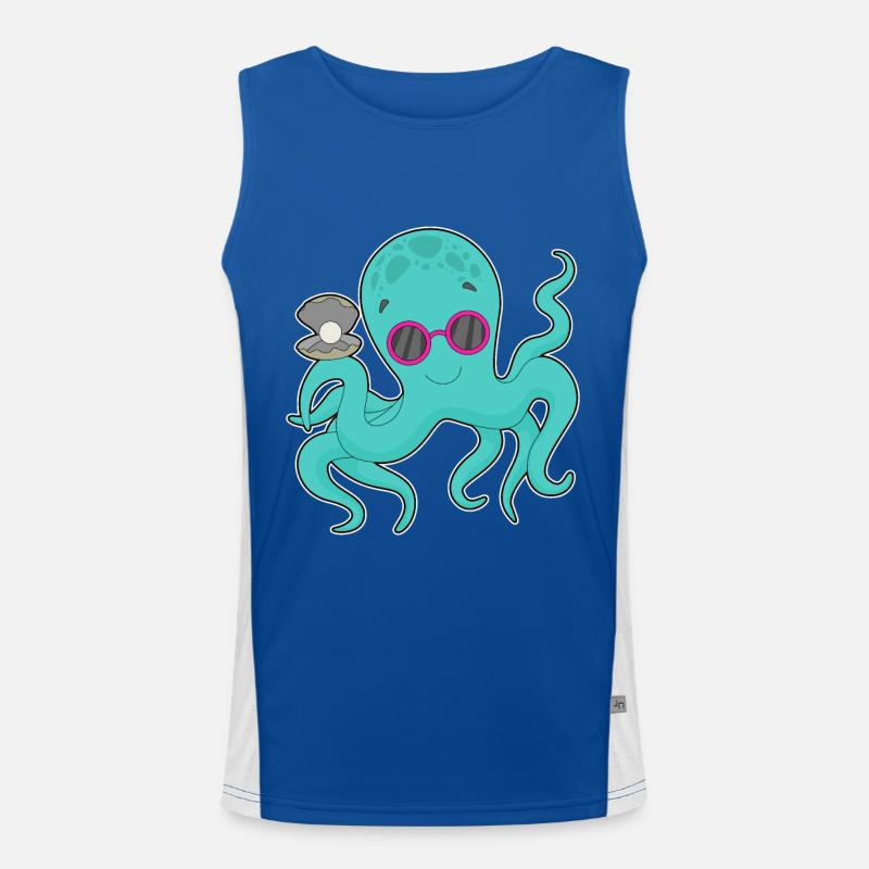 Perle de pieuvre Débardeur respirant contrasté Homme 