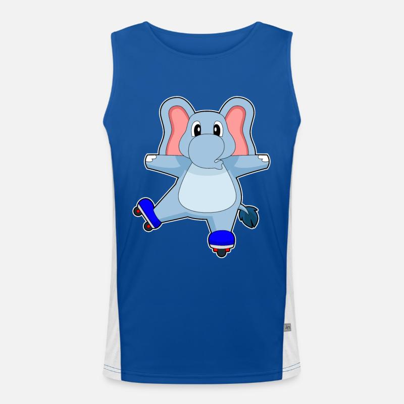 Elefant Patins à roues alignées Débardeur respirant contrasté Homme 