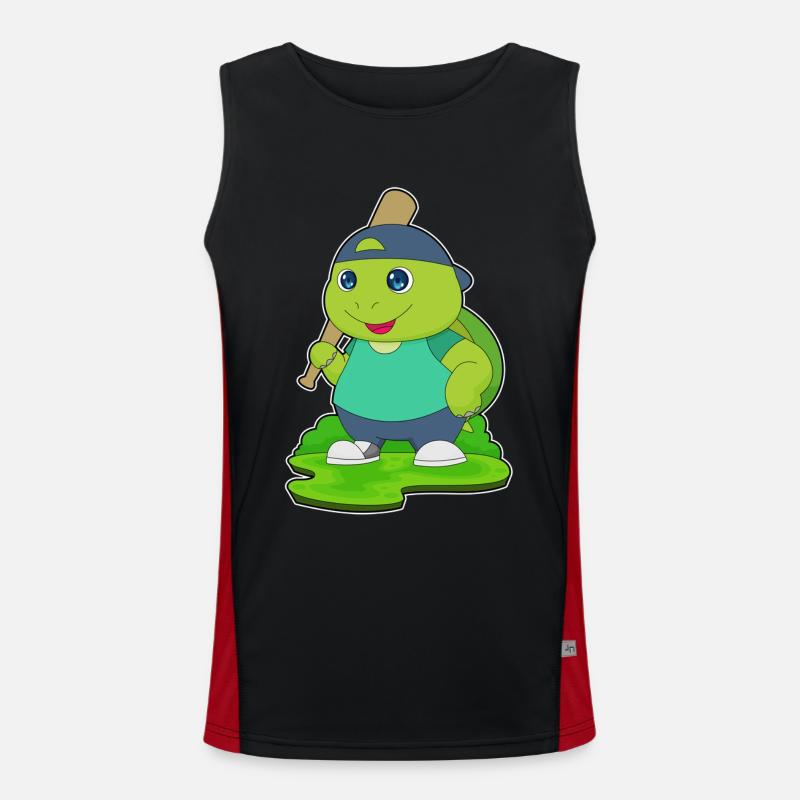 Batte de baseball Turtle Débardeur respirant contrasté Homme 