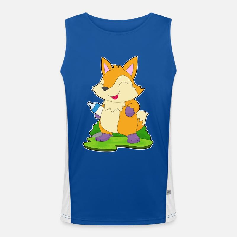 Fox Lait Biberon Débardeur respirant contrasté Homme 