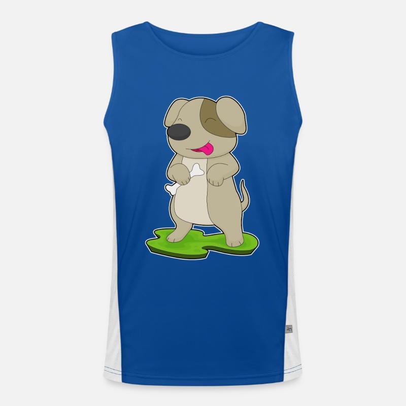 Dog Bones Men's Functional Contrast Tank Top 