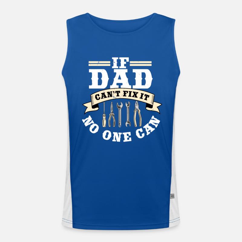 Heimwerker Geschenk Handwerker Papa Funktionelles Kontrast-Tank Top für Männer 