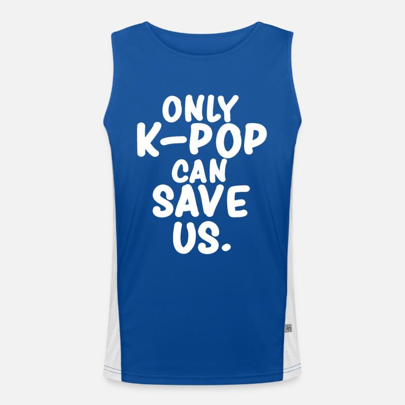 K-pop Men's Functional Contrast Tank Top 