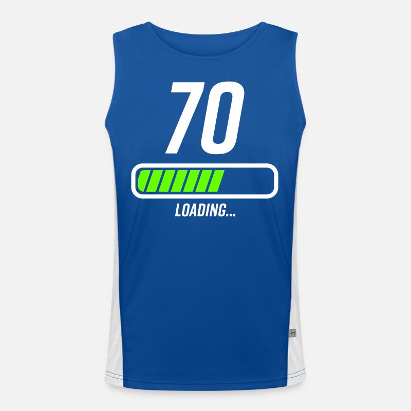 70th Birthday Loading Loading Beam Men's Functional Contrast Tank Top 