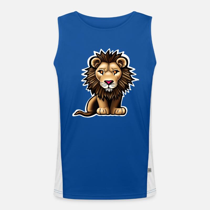 Lion Débardeur respirant contrasté Homme 