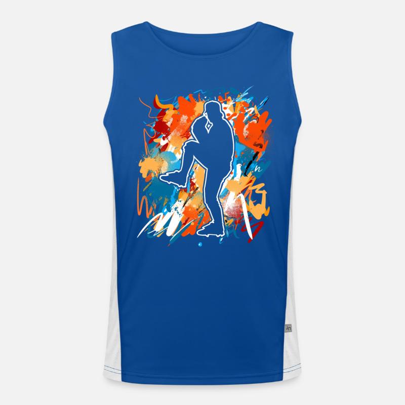 Base-ball Débardeur respirant contrasté Homme 