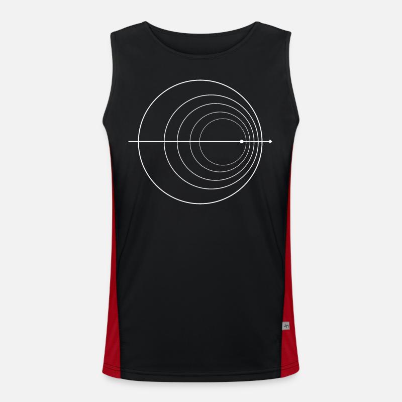 Physique de l’effet Doppler Nerd Physique quantique Math Débardeur respirant contrasté Homme 