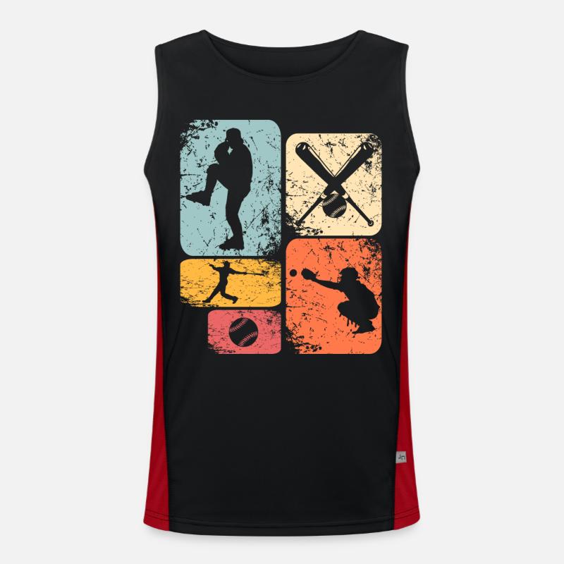 Baseball Men's Functional Contrast Tank Top 