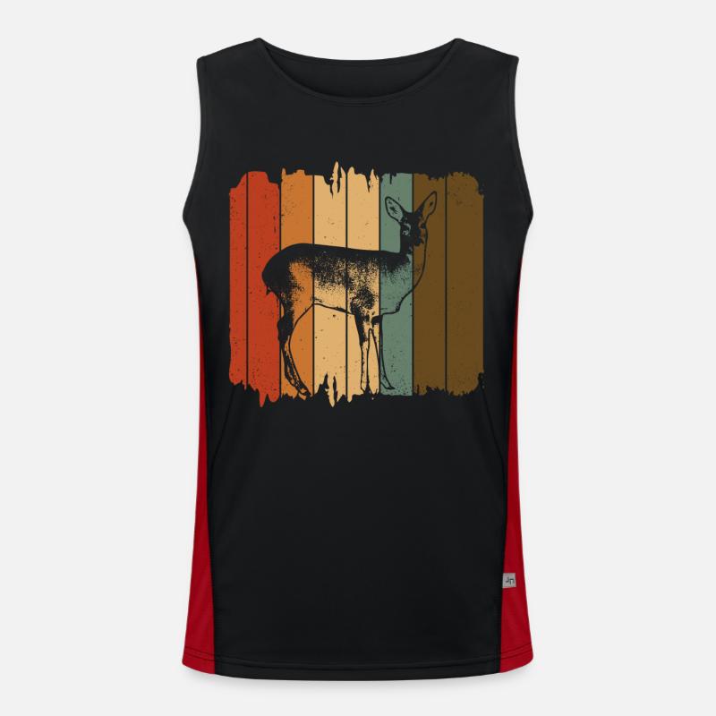 Roe deer Men's Functional Contrast Tank Top 