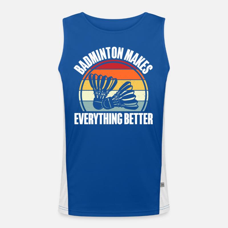Badminton Funktionelles Kontrast-Tank Top für Männer 