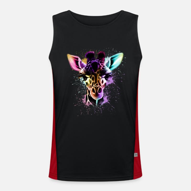 Girafe Débardeur respirant contrasté Homme 