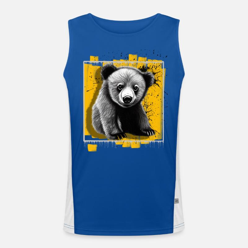 Petite Ourse Débardeur respirant contrasté Homme 