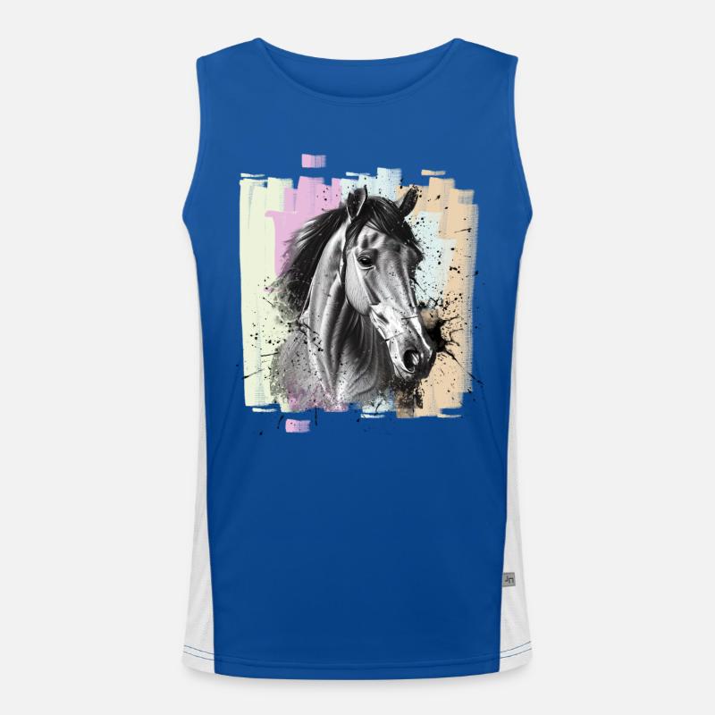 Cheval Débardeur respirant contrasté Homme 