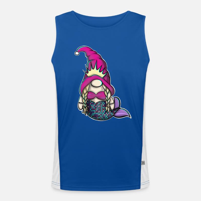Mermaid Gnome Gnome Débardeur respirant contrasté Homme 