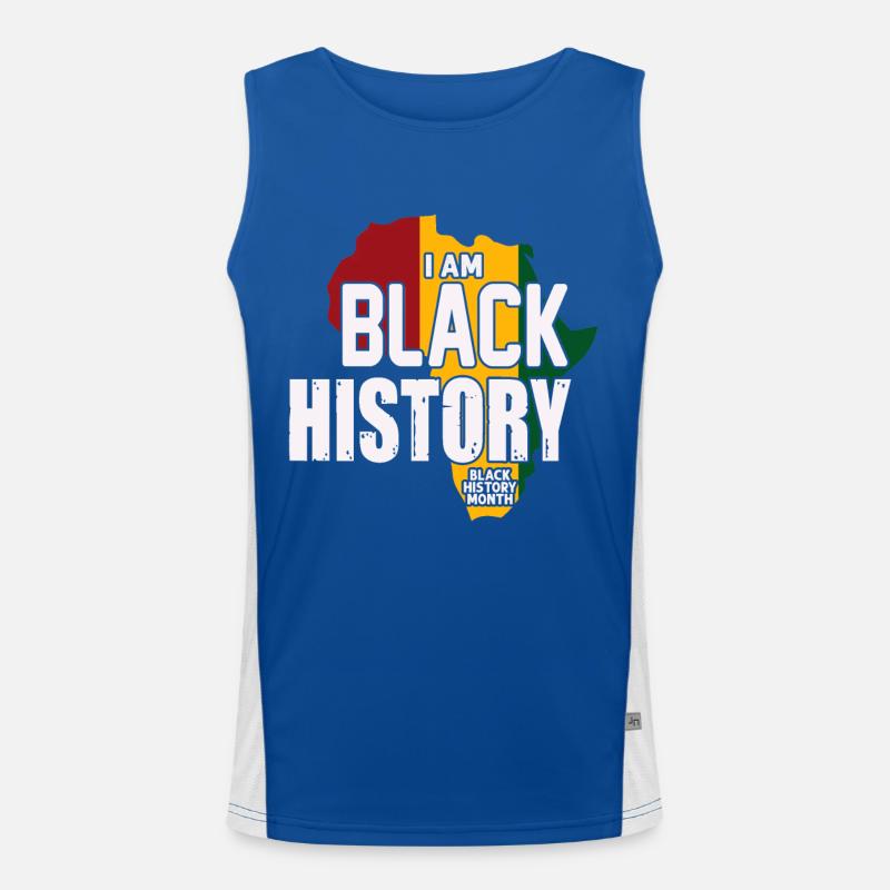 Black History Month Black History Men's Functional Contrast Tank Top 