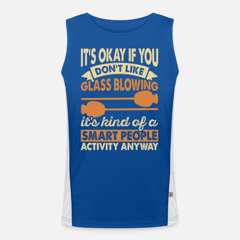 Glasbläser Funktionelles Kontrast-Tank Top für Männer 