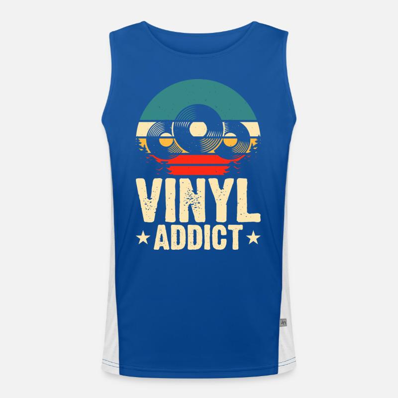 Vinyl Addict Men's Functional Contrast Tank Top 