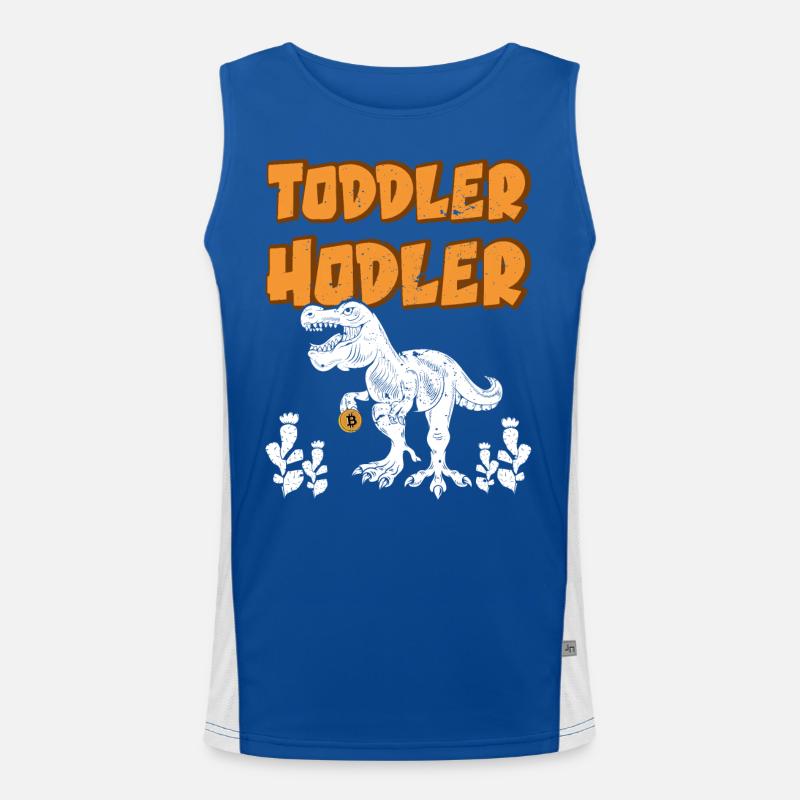 Krypto Kryptowährung Funktionelles Kontrast-Tank Top für Männer 