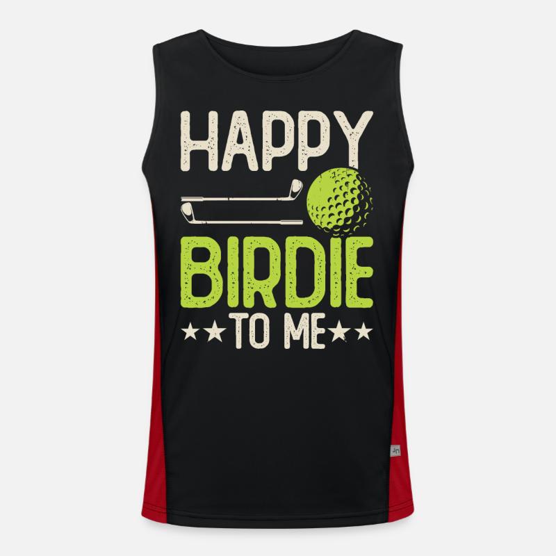 Golf Golfer Men's Functional Contrast Tank Top 