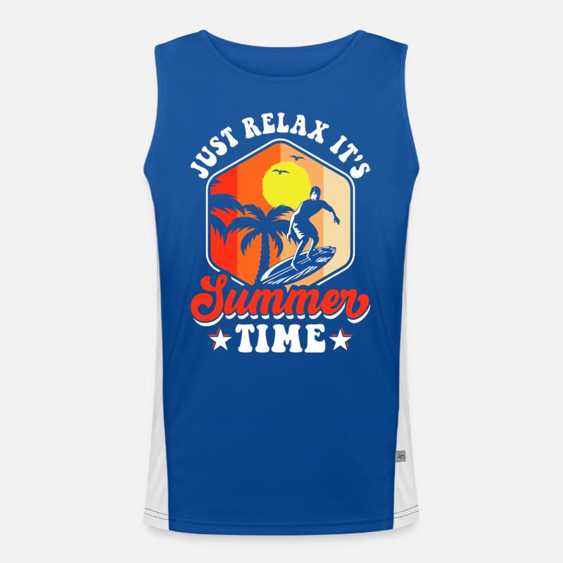 Surfeur Débardeur respirant contrasté Homme 