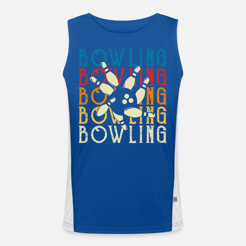 Bowling Débardeur respirant contrasté Homme 