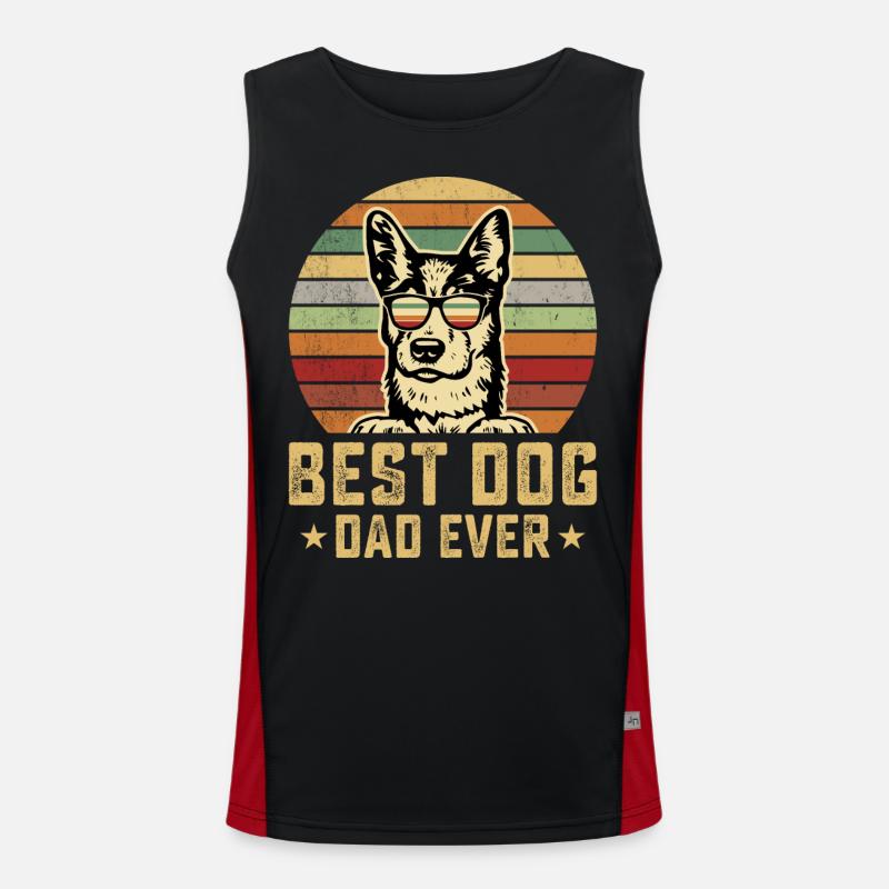 Papa Chiens Débardeur respirant contrasté Homme 