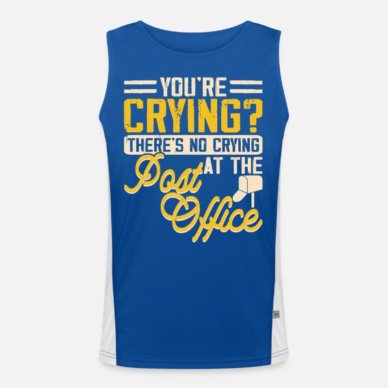 Briefträger Postbote Funktionelles Kontrast-Tank Top für Männer 