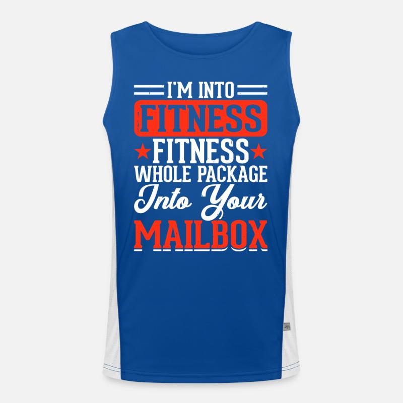 Briefträger Postbote Funktionelles Kontrast-Tank Top für Männer 