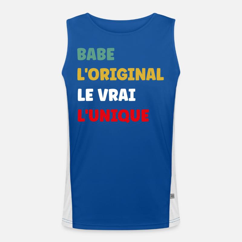 Babe Débardeur respirant contrasté Homme 