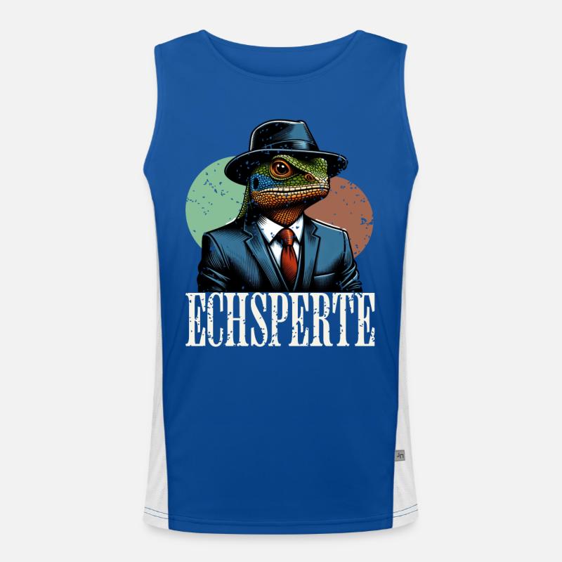 Echsperte Experte Funktionelles Kontrast-Tank Top für Männer 